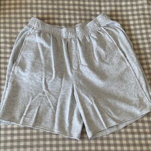 Aerie Light Gray Lounge Shorts